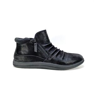 Clarks Cloudsteppers Breeze Range Womens 8 Black Textile Side Zip Ankle Boots